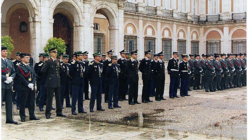 5 de junio de 1998. Hermanamiento de la Academia Especial de la Guardia Civil con la Escuela de la Guardia Nacional Republicana de Portugal y la Escuela de Oficiales de Carabineros de Italia