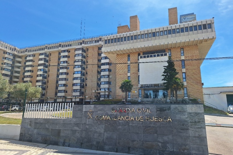 Comandancia de Huesca (2024). Fuente: Comandancia de Huesca. Guardia Civil.