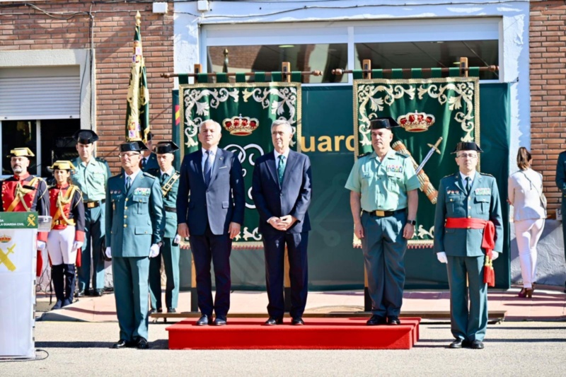 El director general preside la toma de posesión del nuevo jefe de la Guardia Civil en Castilla y León